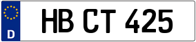 Truck License Plate